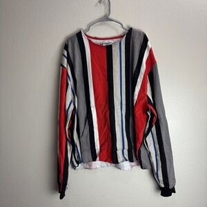 Urban Outfitters Vintage Stripped Sweatshirt Size XL